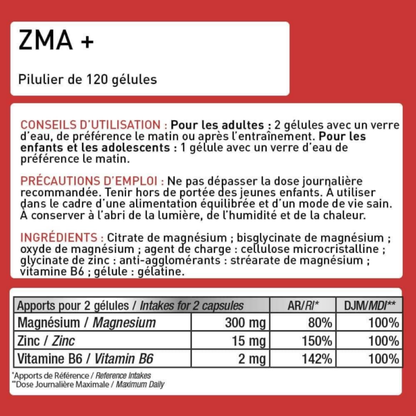 ZMA + 120 CAPS – Image 3